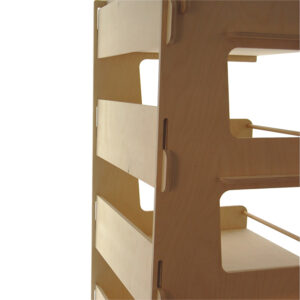 Scaffale in Legno - 6 Ripiani - Dettaglio - EgVisualShop.it