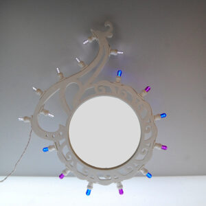 Luminaria Gallo Pugliese con specchio - EgVisualShop.it