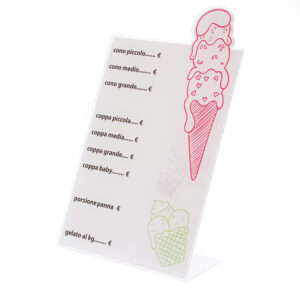 Listino Prezzi Gelateria A4