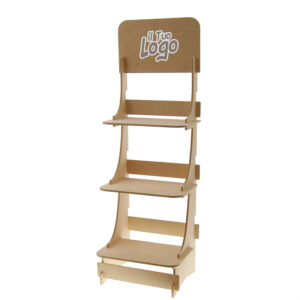 Scaffale in Legno 3 Ripiani