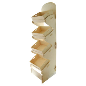 Espositore con 4 Cassette