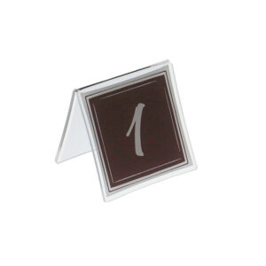 Segnaposto trasparente - Kit da 13 pz