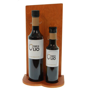 Espositore Legno Bottiglie di Olio