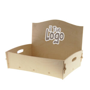 Cassetta in Legno 50x36x36,5 cm con Testata