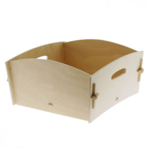 Cassetta in Legno Quadra 30x14,5x30 cm