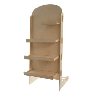 Scaffale in Legno 4 Ripiani