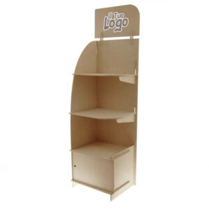 Scaffale in Legno con Cassetto - 3 Ripiani - EgVisualShop.it