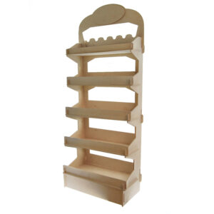 Scaffale in Legno 5 Ripiani