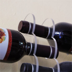 Espositore Portabottiglie da Parete per 8 bottiglie - Dettaglio - EgVisualShop.it