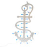 Luminaria Ancora Marina da Parete - EgVisualShop.it