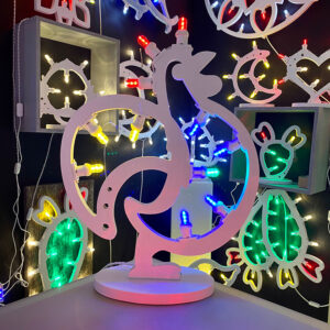 Luminaria Gallo pugliese da Tavolo 40 cm - EgVisualShop.it