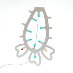 Luminaria Fico d'india da Parete 42 cm - EgVisualShop.it