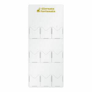 Espositore Gratta e Vinci a 9 tasche verticali - Scritta oro - EgVisualShop.it