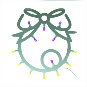 Luminaria Palla con fiocco da Parete - Girl - EgVisualShop.it