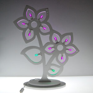 Luminaria Rosa Alpina da Tavolo - EgVisualShop.it