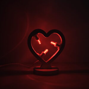 Luminaria Cuore_3 con Base