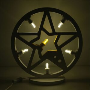 Luminaria Stella Iconica con Base 6