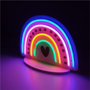 insegna neon led arcobaleno