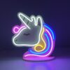 insegna led unicorno